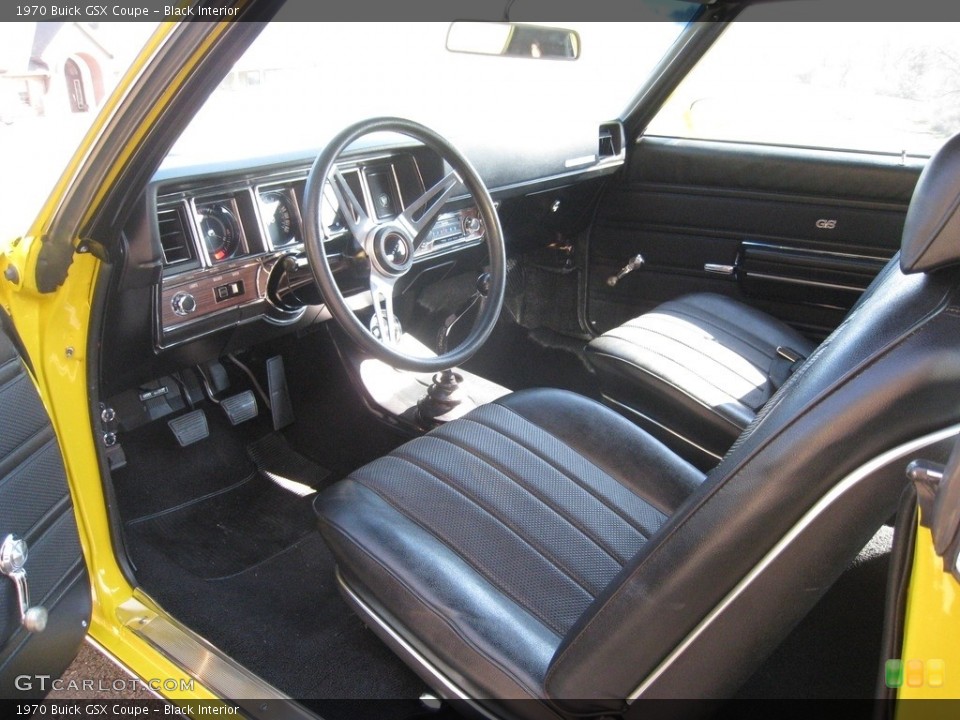 Black Interior Photo for the 1970 Buick GSX Coupe #138516771