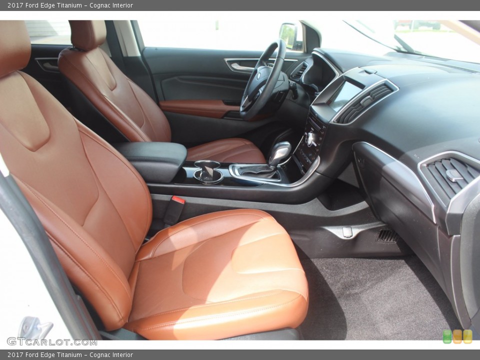 Cognac Interior Front Seat for the 2017 Ford Edge Titanium #138516960
