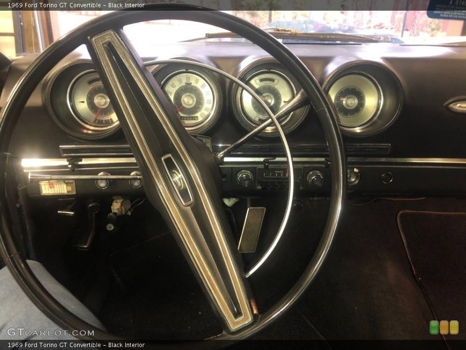 Black Interior Gauges for the 1969 Ford Torino GT Convertible #138517266