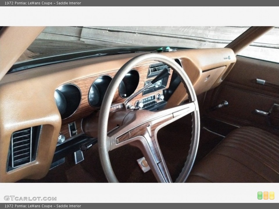 Saddle Interior Dashboard for the 1972 Pontiac LeMans Coupe #138518049