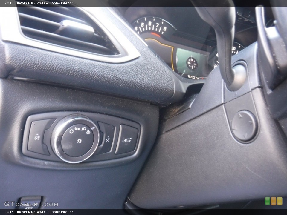 Ebony Interior Controls for the 2015 Lincoln MKZ AWD #138519867
