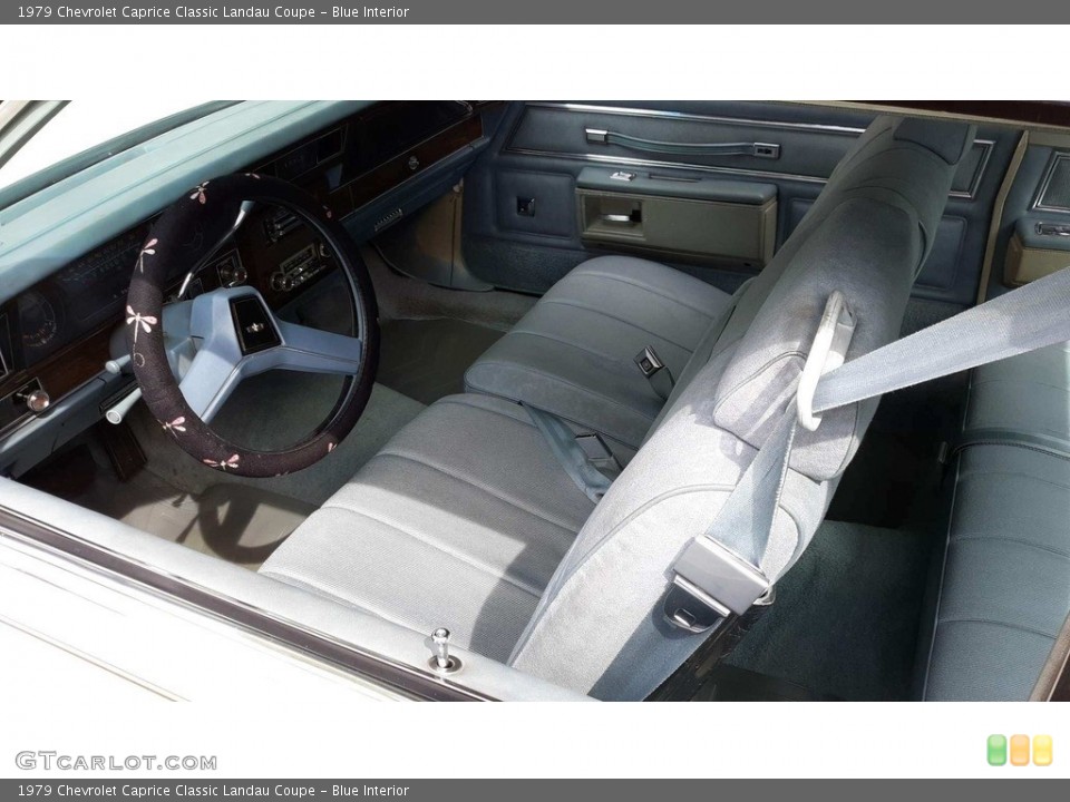 Blue Interior Photo for the 1979 Chevrolet Caprice Classic Landau Coupe #138520086