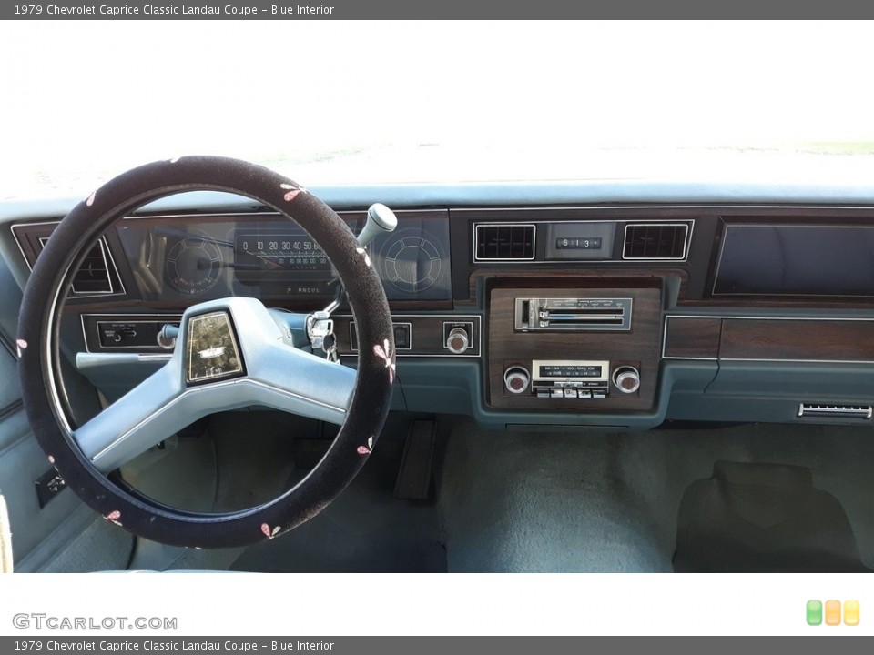 Blue Interior Dashboard for the 1979 Chevrolet Caprice Classic Landau Coupe #138520105