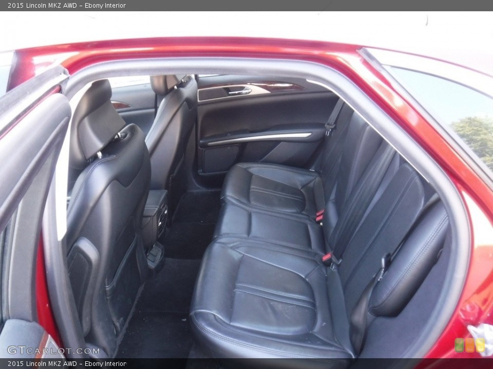 Ebony Interior Rear Seat for the 2015 Lincoln MKZ AWD #138520293