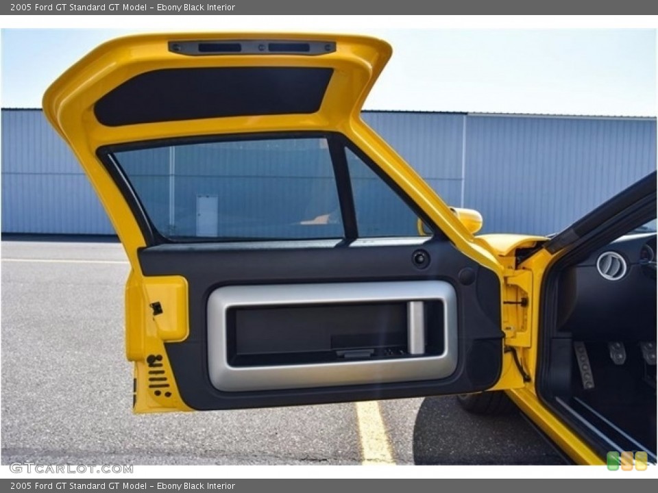 Ebony Black Interior Door Panel for the 2005 Ford GT  #138521181