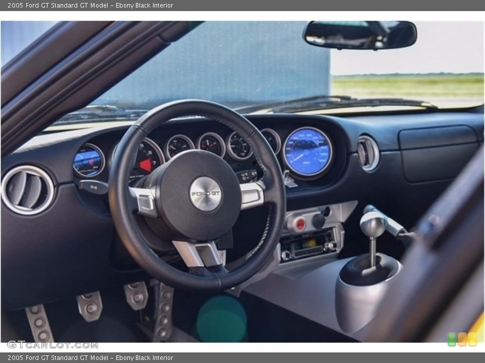 Ebony Black Interior Dashboard for the 2005 Ford GT  #138521308