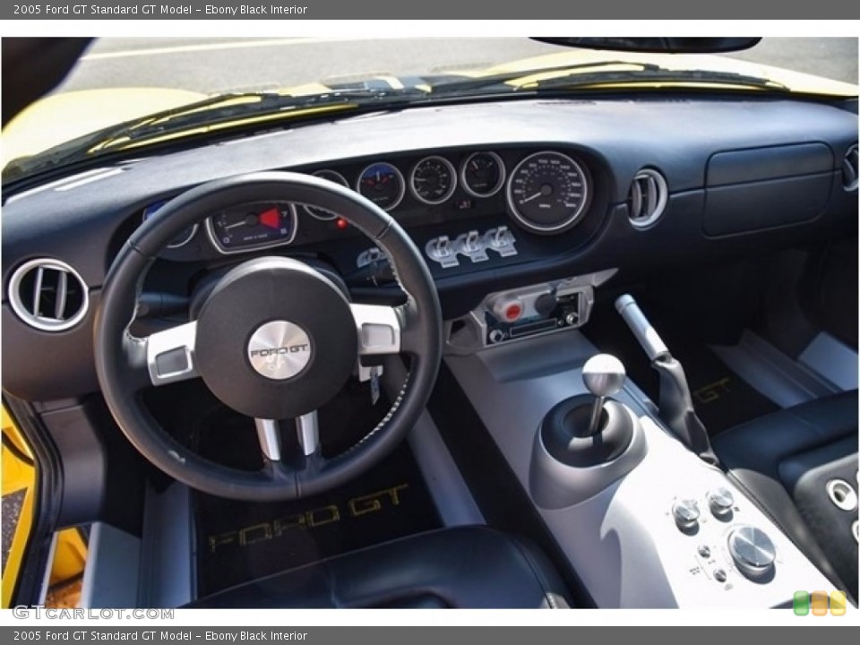 Ebony Black Interior Dashboard for the 2005 Ford GT  #138521325