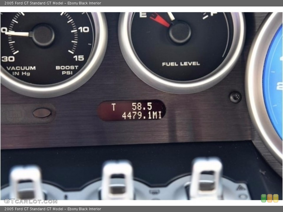 Ebony Black Interior Gauges for the 2005 Ford GT  #138521340