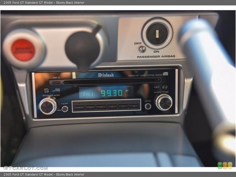 Ebony Black Interior Audio System for the 2005 Ford GT  #138521364