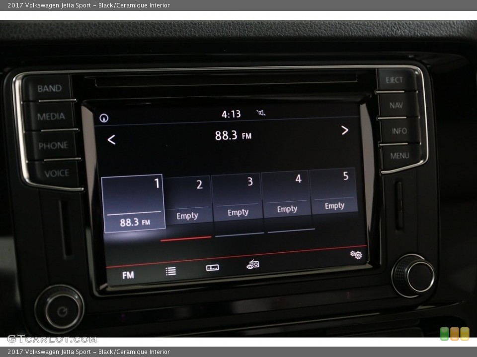Black/Ceramique Interior Audio System for the 2017 Volkswagen Jetta Sport #138521853
