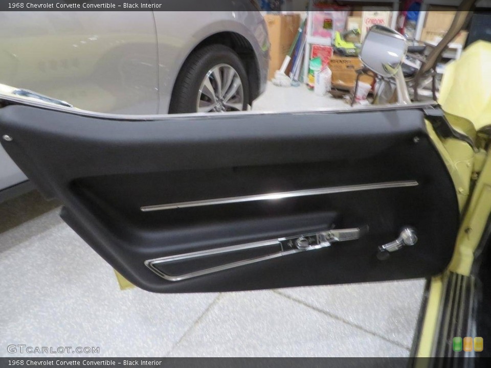 Black Interior Door Panel for the 1968 Chevrolet Corvette Convertible #138523446