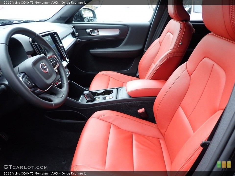 Oxide Red Interior Photo for the 2019 Volvo XC40 T5 Momentum AWD #138524172