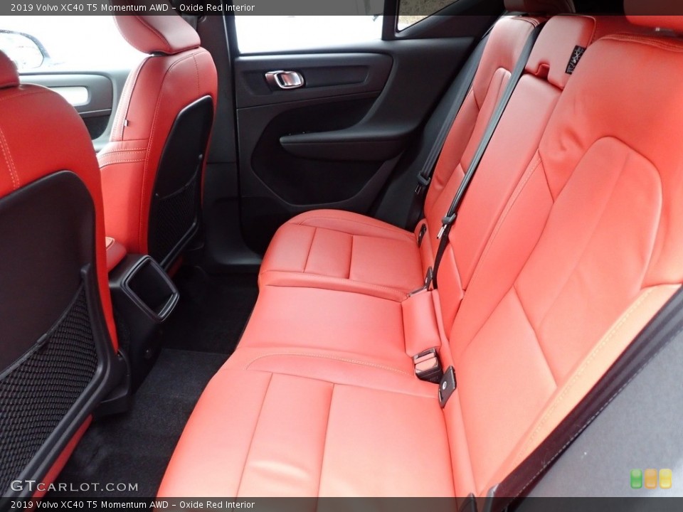 Oxide Red Interior Rear Seat for the 2019 Volvo XC40 T5 Momentum AWD #138524200