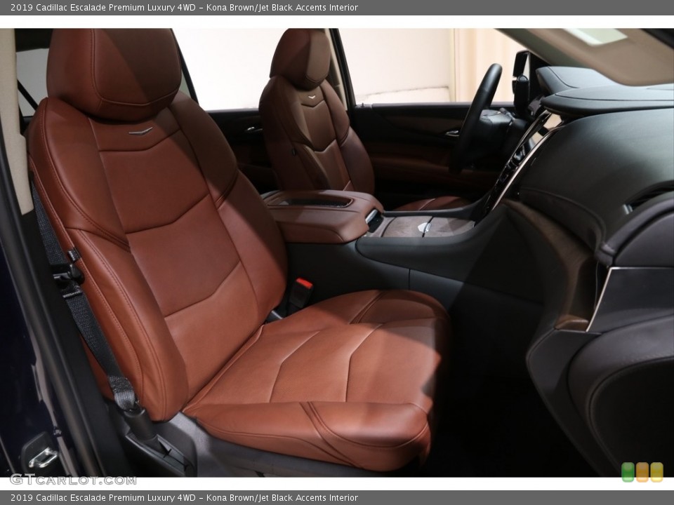 Kona Brown/Jet Black Accents 2019 Cadillac Escalade Interiors