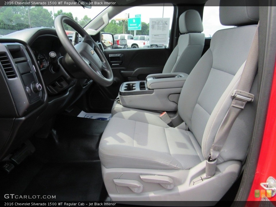 Jet Black Interior Photo for the 2016 Chevrolet Silverado 1500 WT Regular Cab #138524331