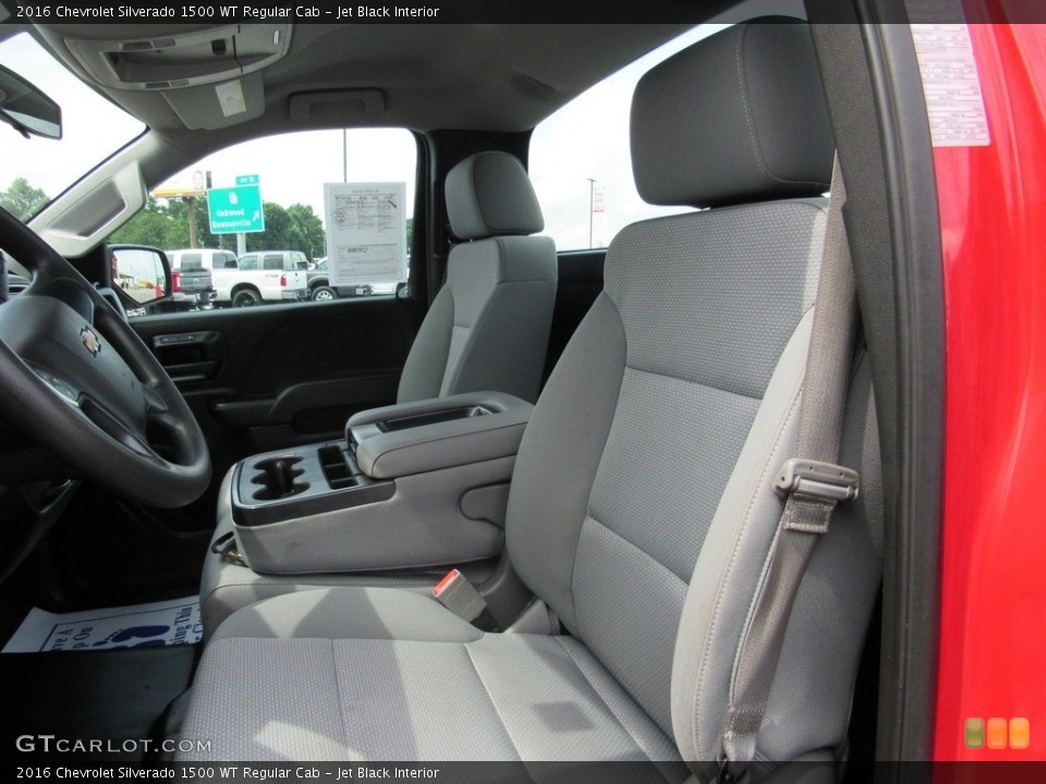 Jet Black Interior Front Seat for the 2016 Chevrolet Silverado 1500 WT Regular Cab #138524358