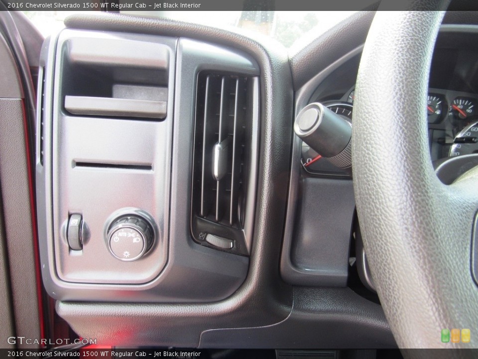 Jet Black Interior Controls for the 2016 Chevrolet Silverado 1500 WT Regular Cab #138524433