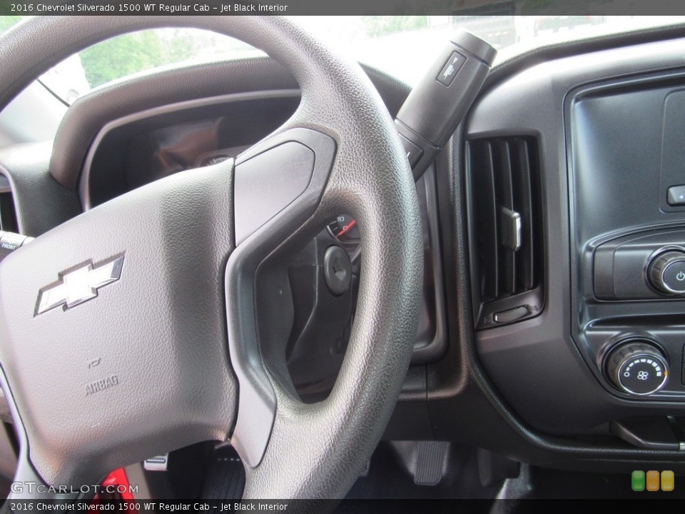 Jet Black Interior Controls for the 2016 Chevrolet Silverado 1500 WT Regular Cab #138524461