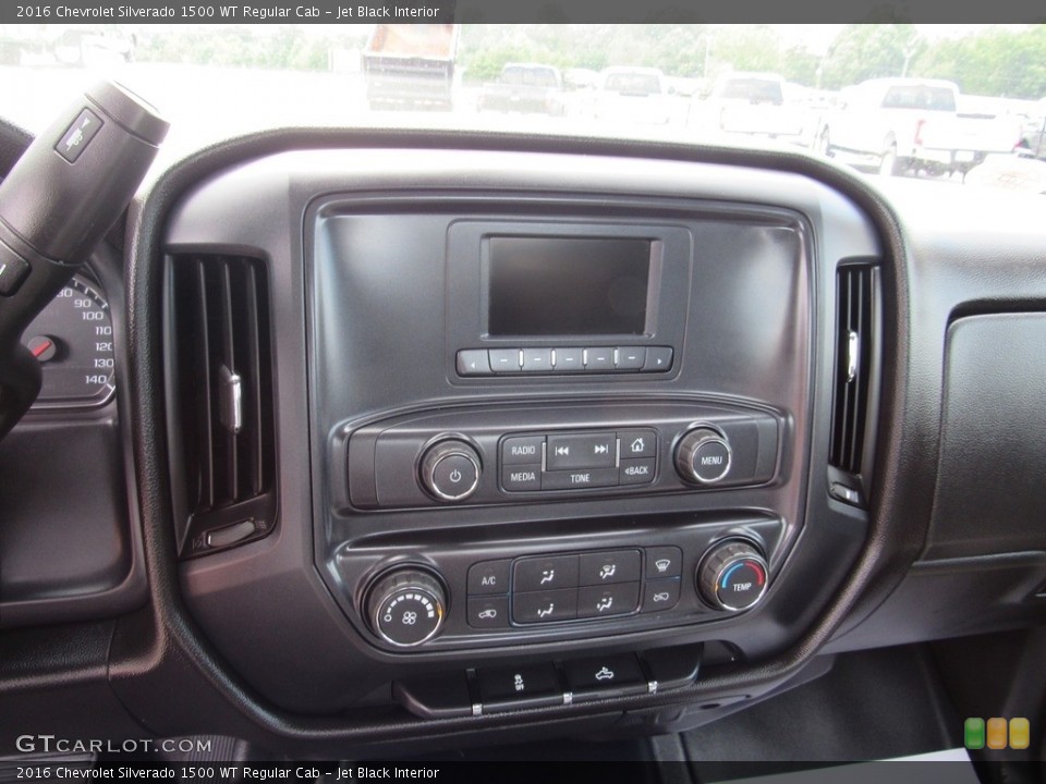 Jet Black Interior Controls for the 2016 Chevrolet Silverado 1500 WT Regular Cab #138524484