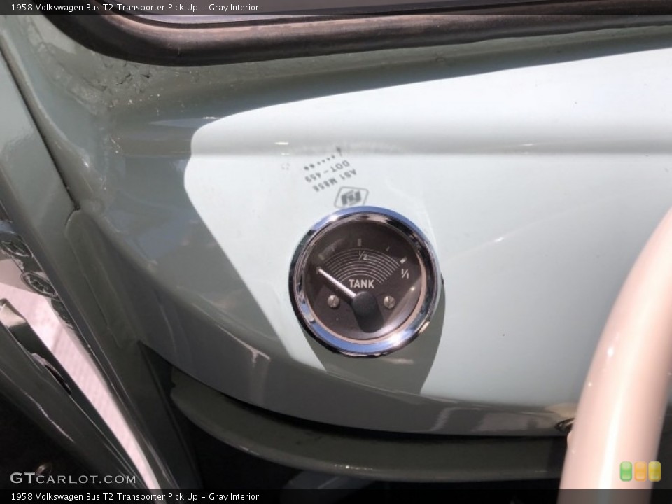 Gray Interior Gauges for the 1958 Volkswagen Bus T2 Transporter Pick Up #138524598