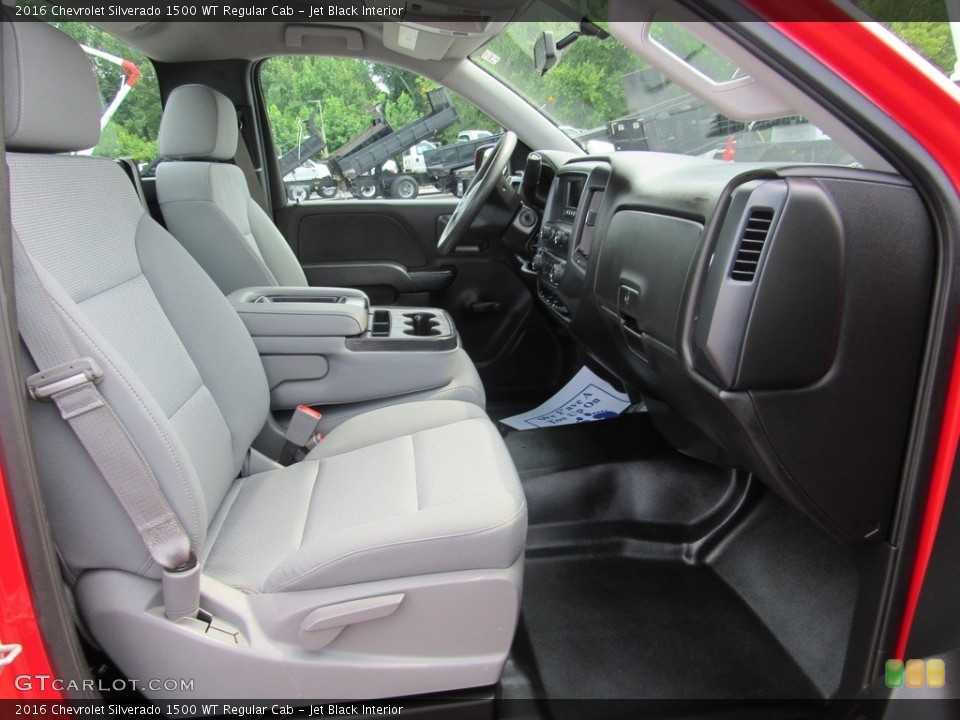 Jet Black Interior Front Seat for the 2016 Chevrolet Silverado 1500 WT Regular Cab #138524657