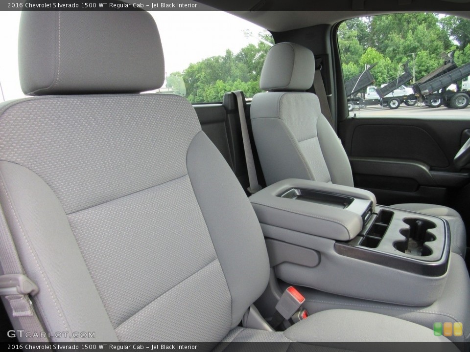 Jet Black Interior Front Seat for the 2016 Chevrolet Silverado 1500 WT Regular Cab #138524679