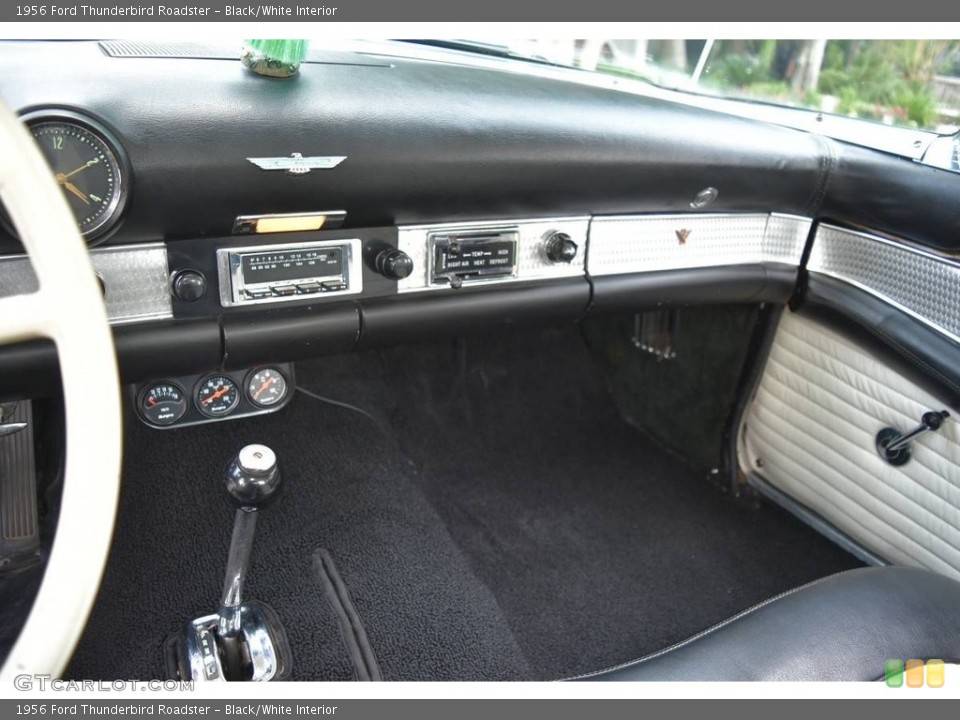 Black/White Interior Dashboard for the 1956 Ford Thunderbird Roadster #138526320