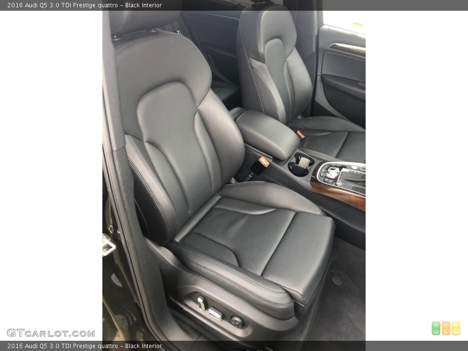 Black Interior Front Seat for the 2016 Audi Q5 3.0 TDI Prestige quattro #138526445