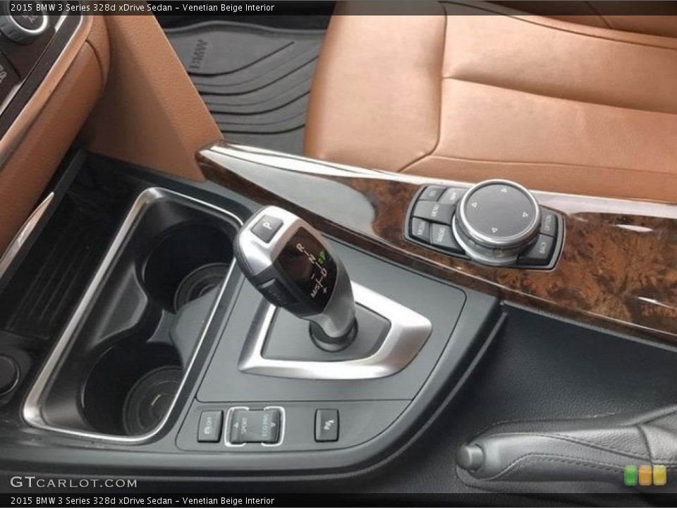 Venetian Beige Interior Transmission for the 2015 BMW 3 Series 328d xDrive Sedan #138527796