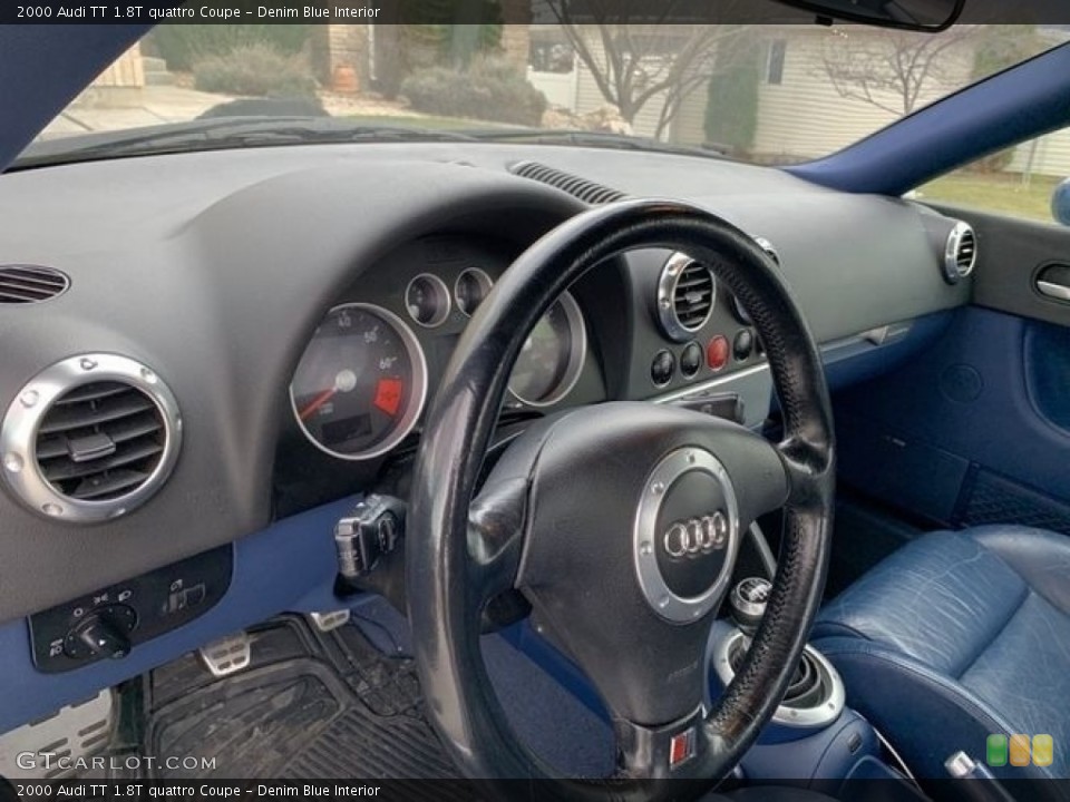 Denim Blue Interior Dashboard for the 2000 Audi TT 1.8T quattro Coupe #138528038