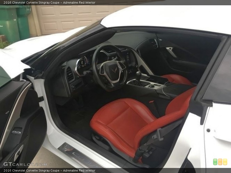 Adrenaline Red Interior Front Seat for the 2016 Chevrolet Corvette Stingray Coupe #138529935