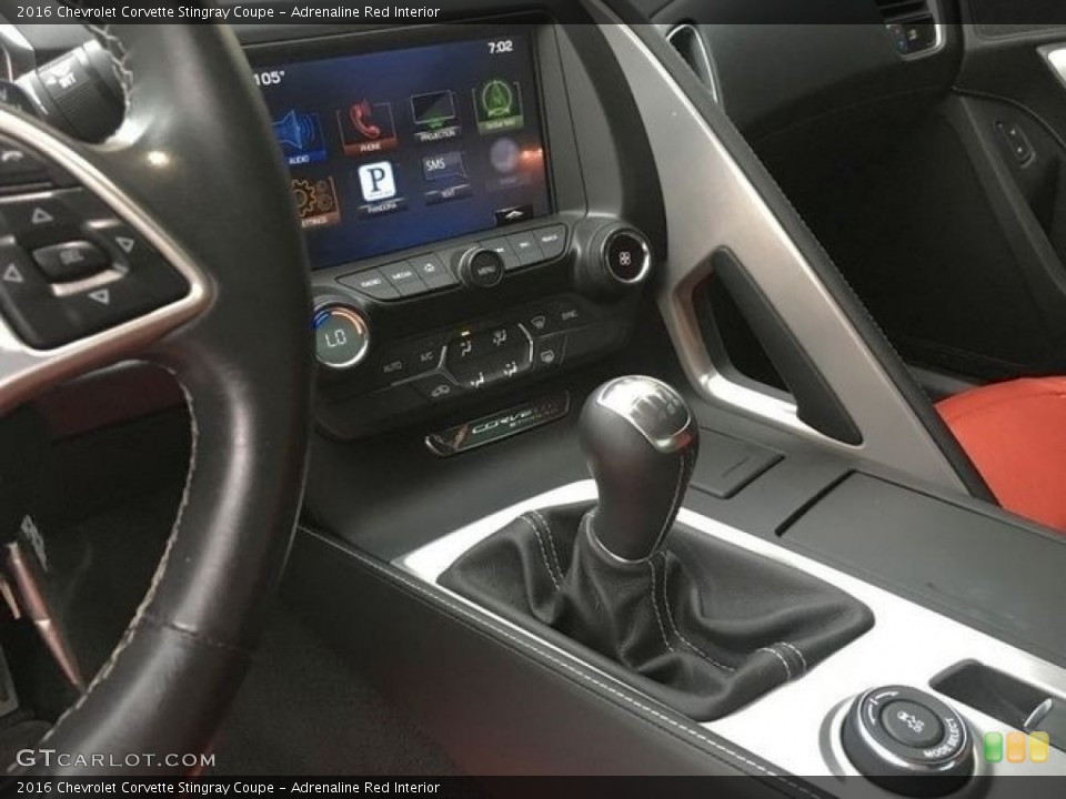 Adrenaline Red Interior Transmission for the 2016 Chevrolet Corvette Stingray Coupe #138529953