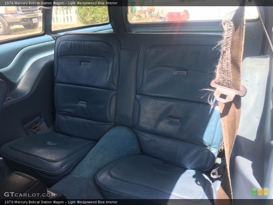 Light Wedgewood Blue 1979 Mercury Bobcat Interiors