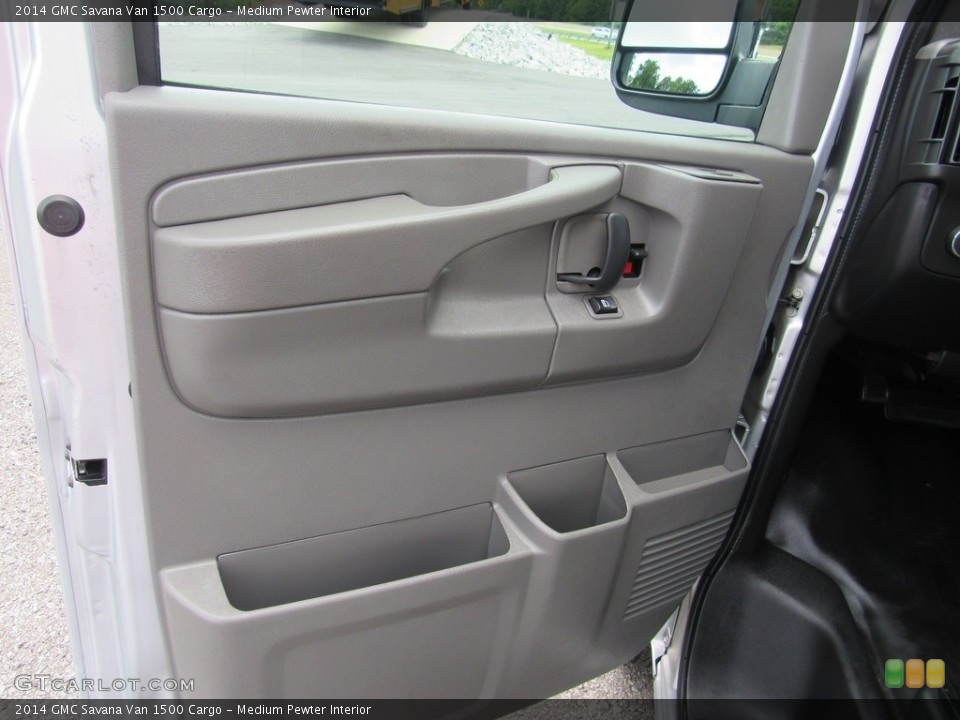 Medium Pewter Interior Door Panel for the 2014 GMC Savana Van 1500 Cargo #138530708