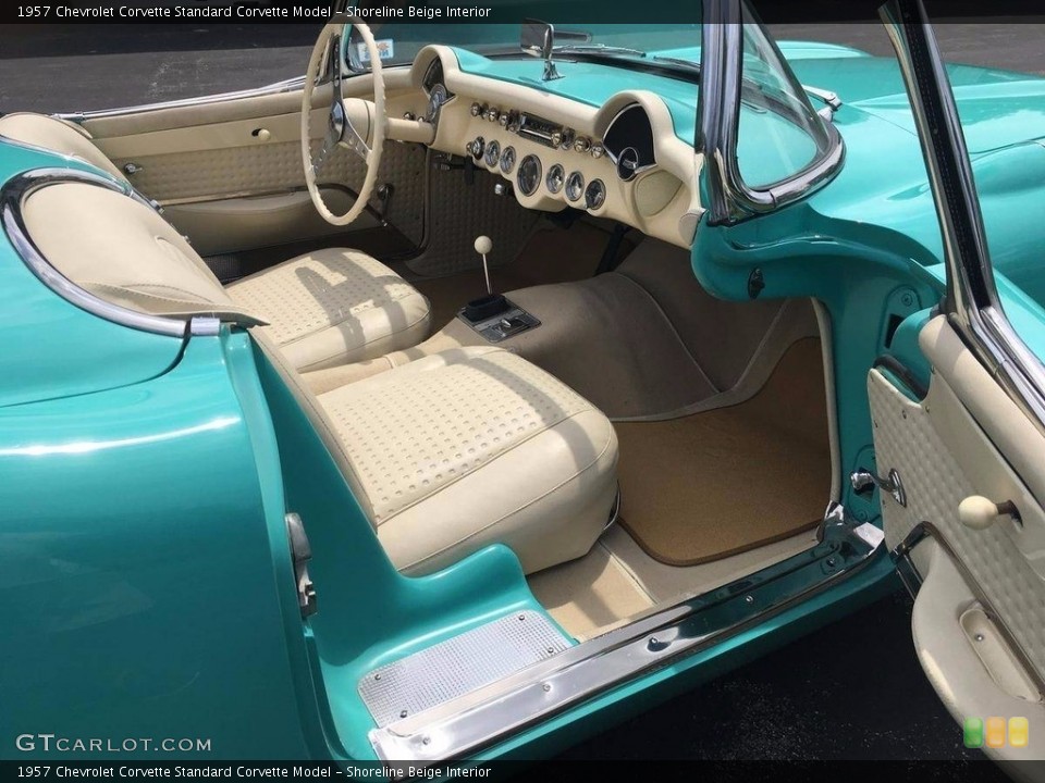 Shoreline Beige Interior Photo for the 1957 Chevrolet Corvette  #138530853