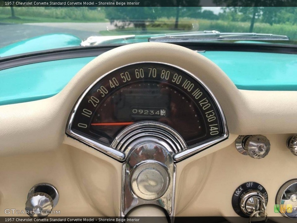 Shoreline Beige Interior Gauges for the 1957 Chevrolet Corvette  #138530892