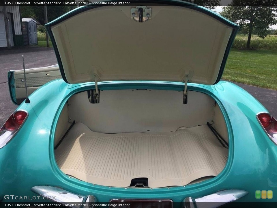 Shoreline Beige Interior Trunk for the 1957 Chevrolet Corvette  #138531027