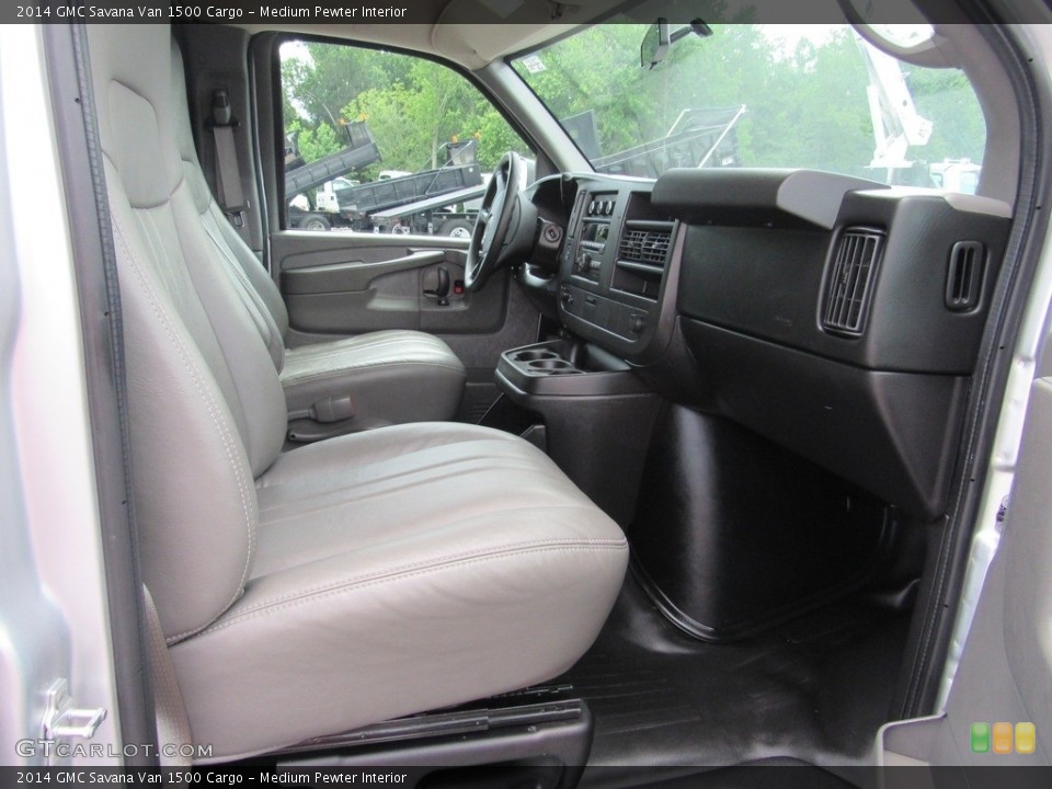 Medium Pewter 2014 GMC Savana Van Interiors