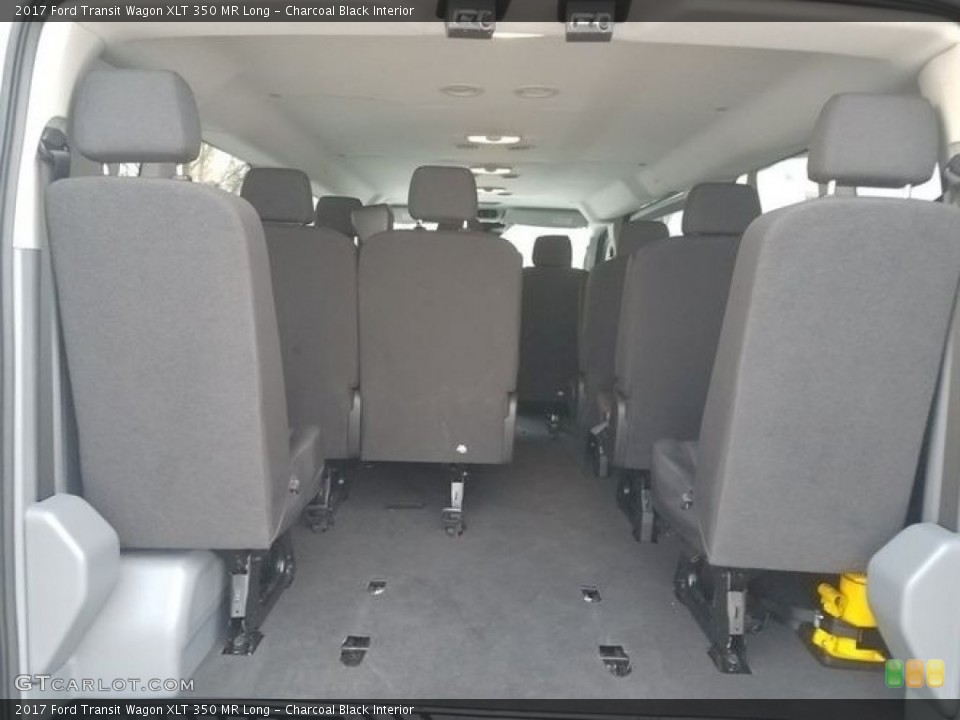 Charcoal Black Interior Rear Seat for the 2017 Ford Transit Wagon XLT 350 MR Long #138531870