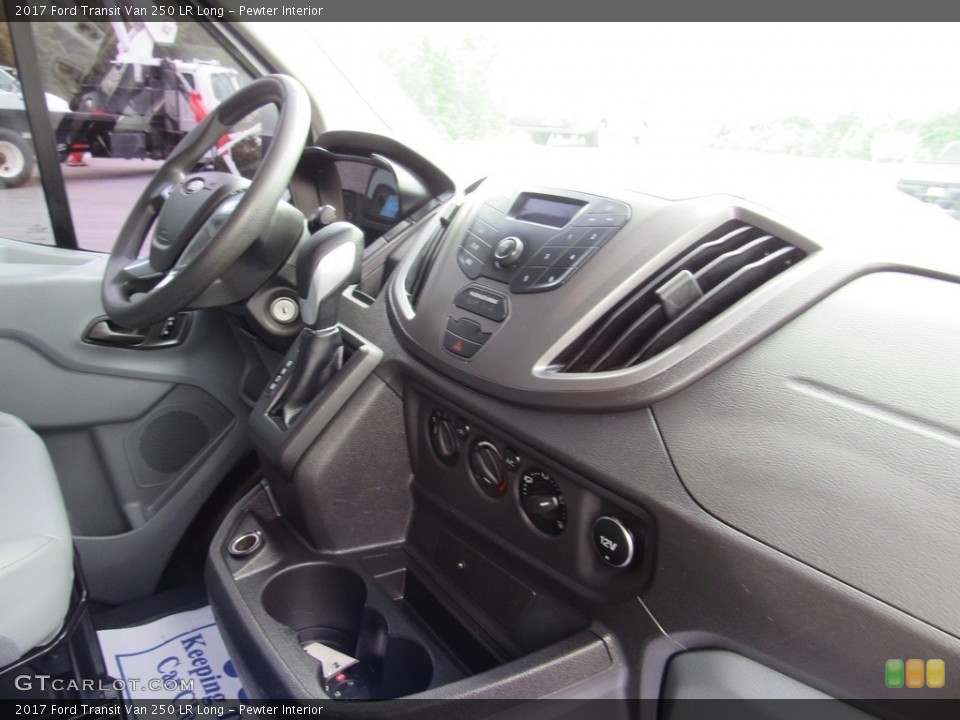 Pewter Interior Dashboard for the 2017 Ford Transit Van 250 LR Long #138532344