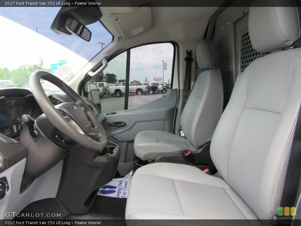 Pewter Interior Front Seat for the 2017 Ford Transit Van 250 LR Long #138532375