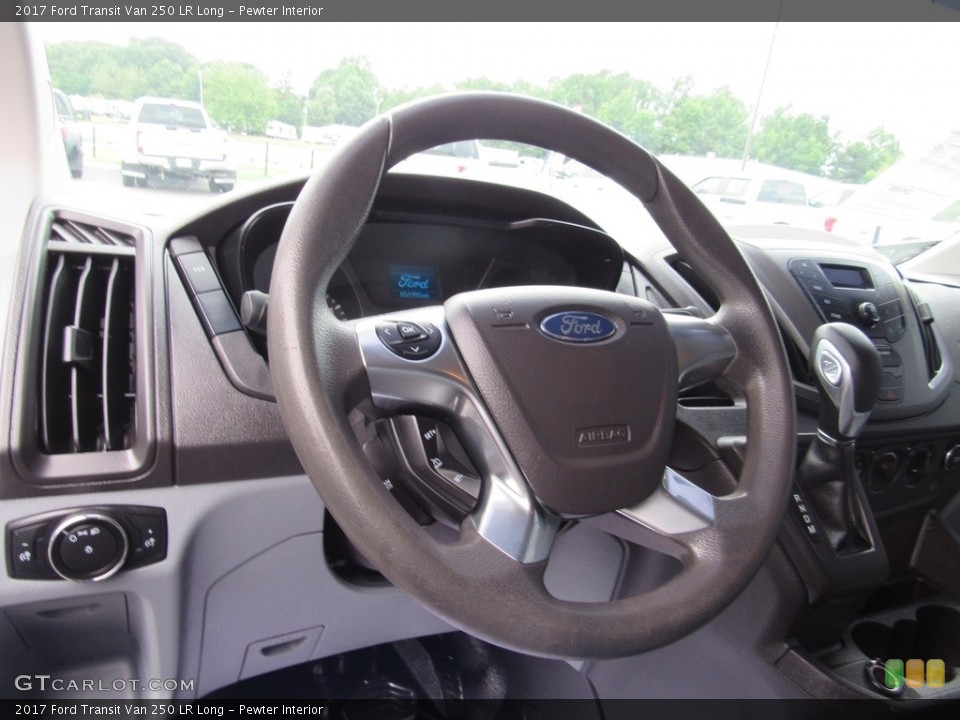 Pewter Interior Steering Wheel for the 2017 Ford Transit Van 250 LR Long #138532452