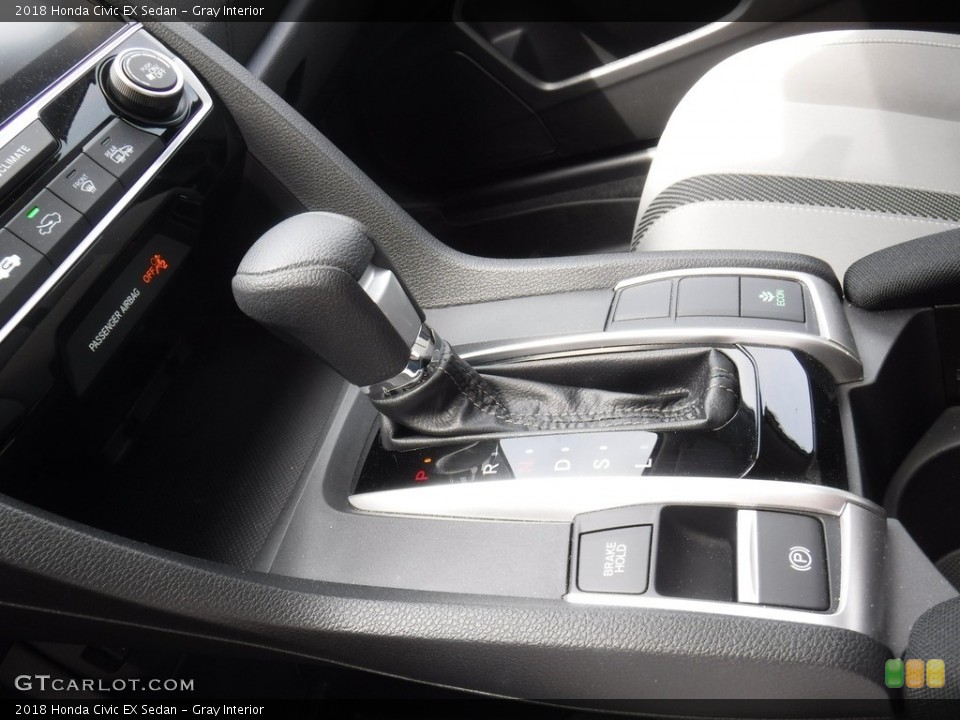 Gray Interior Transmission for the 2018 Honda Civic EX Sedan #138532749
