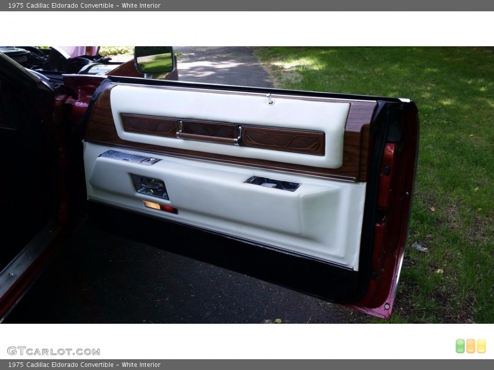 White Interior Door Panel for the 1975 Cadillac Eldorado Convertible #138533859