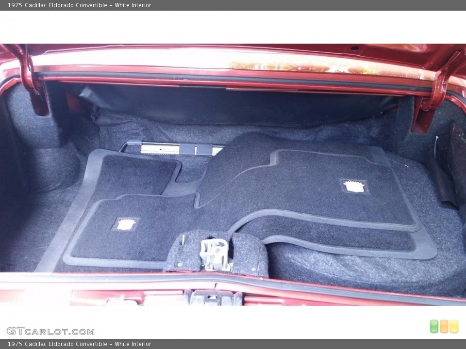 White Interior Trunk for the 1975 Cadillac Eldorado Convertible #138534036