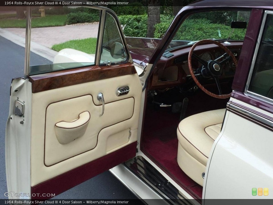 Wilberry/Magnolia Interior Photo for the 1964 Rolls-Royce Silver Cloud III 4 Door Saloon #138534753