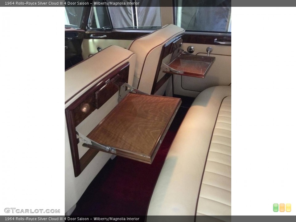Wilberry/Magnolia Interior Rear Seat for the 1964 Rolls-Royce Silver Cloud III 4 Door Saloon #138534921
