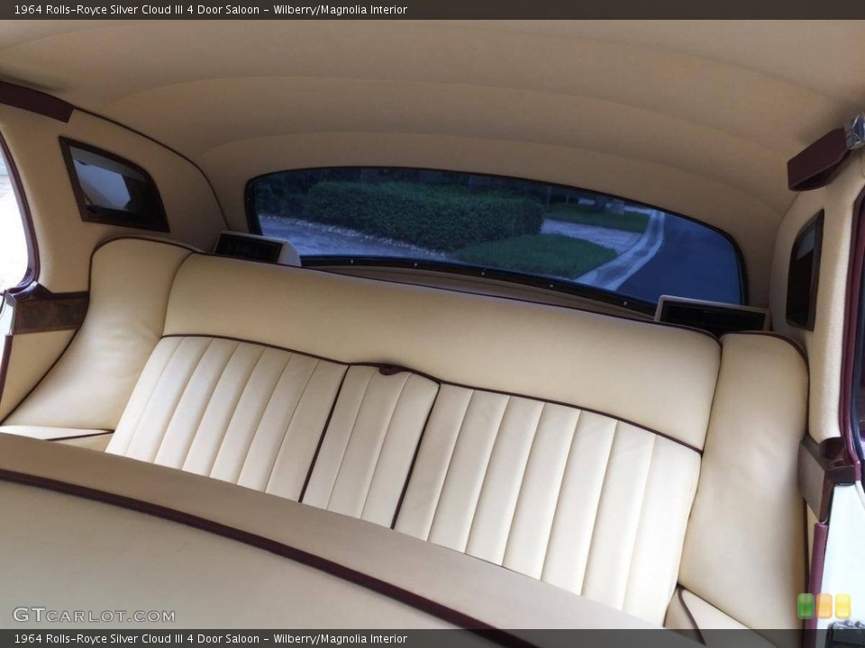 Wilberry/Magnolia Interior Rear Seat for the 1964 Rolls-Royce Silver Cloud III 4 Door Saloon #138534933