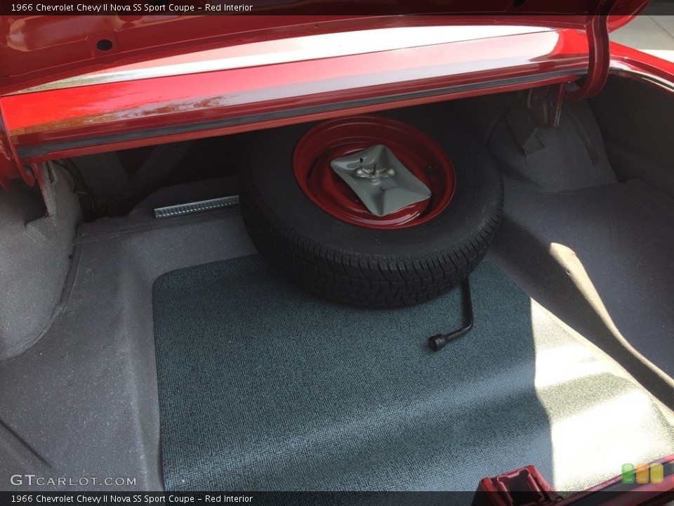 Red Interior Trunk for the 1966 Chevrolet Chevy II Nova SS Sport Coupe #138534970