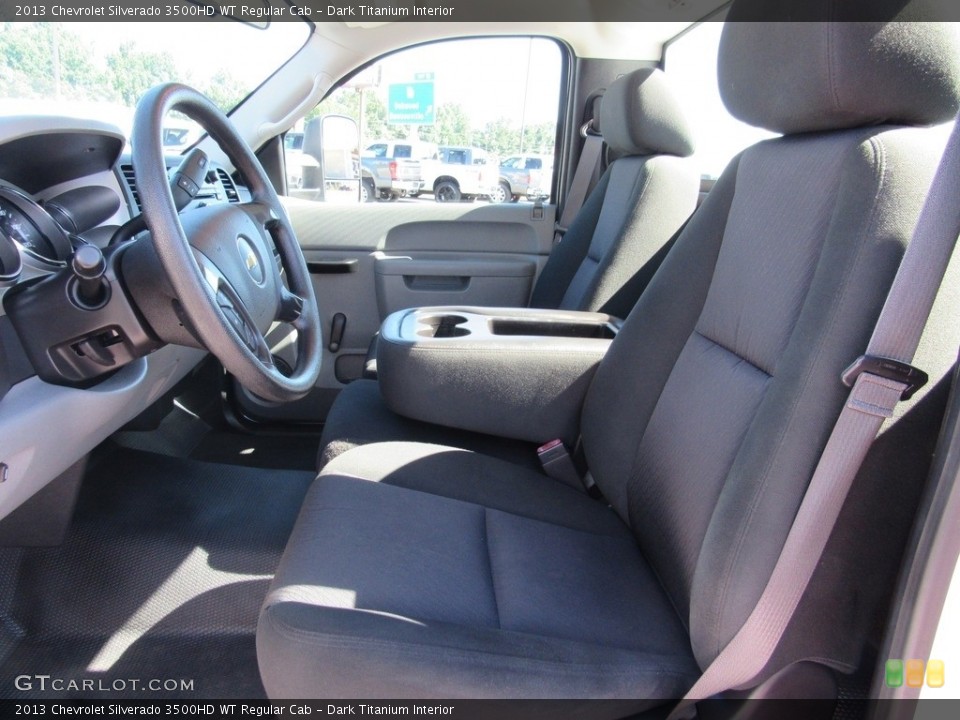 Dark Titanium Interior Photo for the 2013 Chevrolet Silverado 3500HD WT Regular Cab #138535521